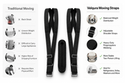Velqura Premium Furniture Moving Straps | Lift Heavy Furniture With Confidence