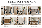 Velqura Premium Furniture Moving Straps | Lift Heavy Furniture With Confidence