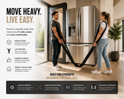 Velqura Premium Furniture Moving Straps | Lift Heavy Furniture With Confidence