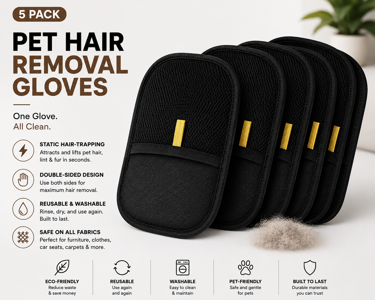 Velqura Pet Hair Eraser™ | Reusable Fur Removal Glove
