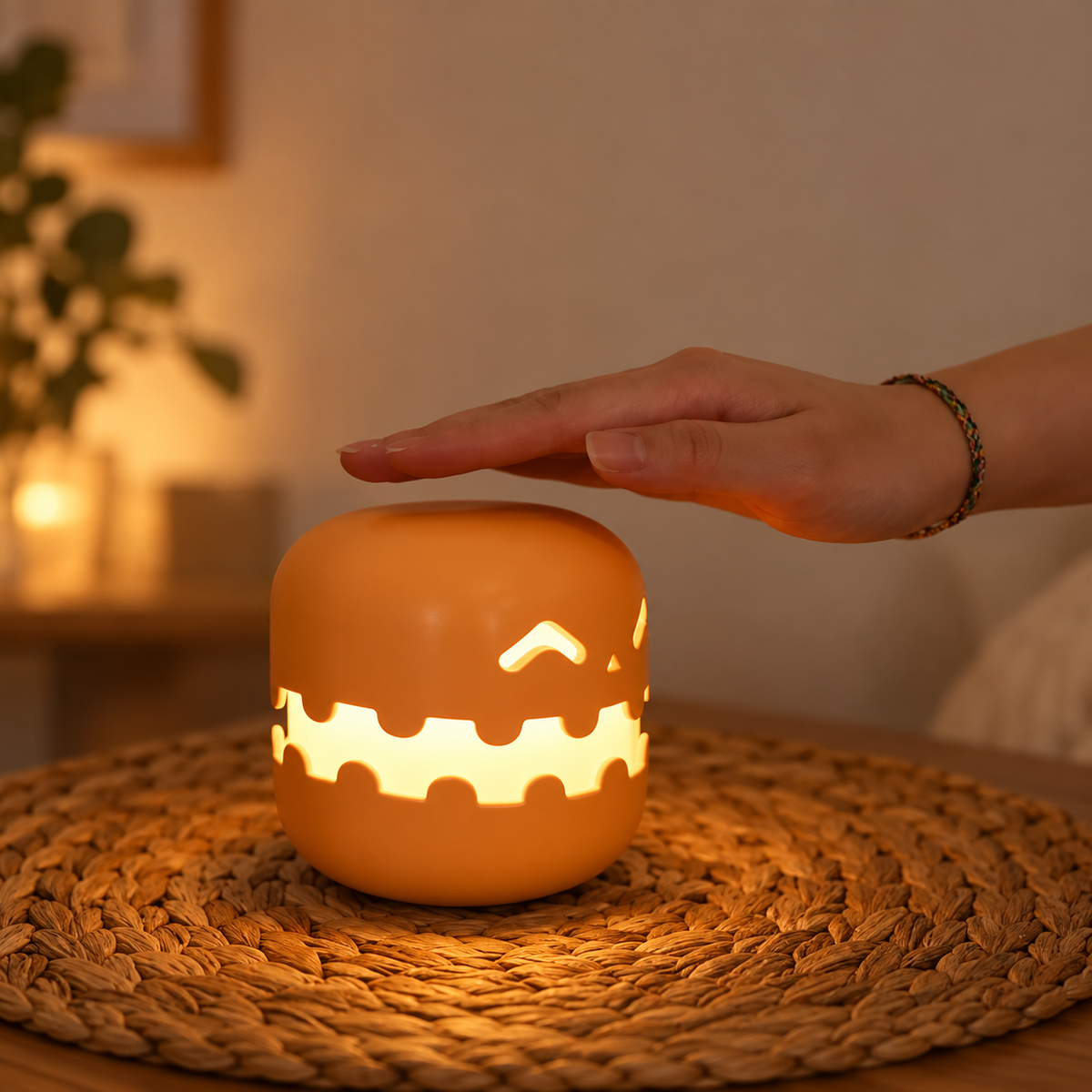 Pumpkin Glow Halloween Night Light